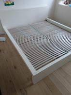 Ikea MALM bed, Huis en Inrichting, Slaapkamer | Bedden, Ophalen, Gebruikt, Wit, Tweepersoons
