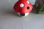 kaarshouder sfeerlamp in de vorm van paddestoel, Ophalen of Verzenden, Kaars, Minder dan 25 cm