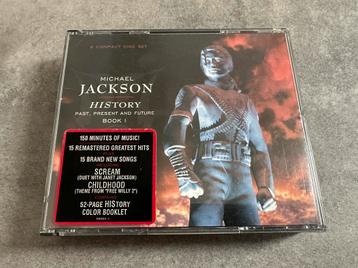 2CD Michael Jackson HIStory: Past, Present and Future Book I beschikbaar voor biedingen