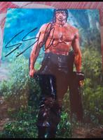 Handtekening Sylvester Stallone, Verzamelen, Ophalen of Verzenden, Zo goed als nieuw