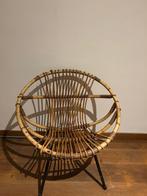 Rotan stoel, Ophalen, Gebruikt, Bruin, Riet of Rotan
