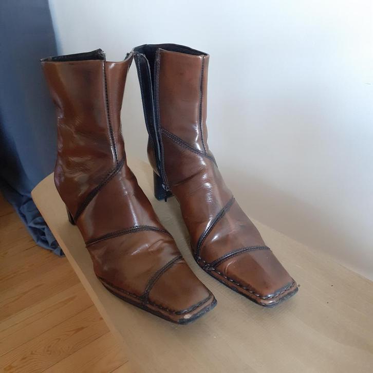 Laarsjes, Kleding | Dames, Schoenen, Zo goed als nieuw, Lage of Enkellaarzen, Bruin, Ophalen