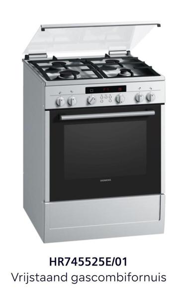 Siemens elektrische oven + gasfornuis HR745525E