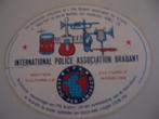 Sticker International Police Association Brabant.....ou IPAB, Collections, Autocollants, Enlèvement ou Envoi, Neuf, Société ou Association