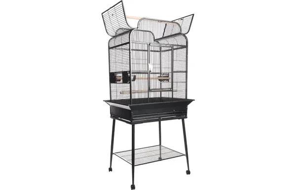 Lorre antracietkleurige kooi, Dieren en Toebehoren, Vogels | Hokken en Kooien, Nieuw, Vogelkooi, Metaal, Ophalen