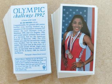 Olympic Challenge 1992 complete set 40 chromos Olympiade beschikbaar voor biedingen