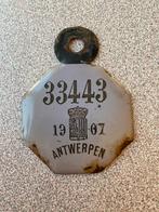 Fietsplaat 1907 Antwerpen, Verzamelen, Ophalen of Verzenden, Zo goed als nieuw