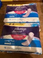 2 serviettes longues Always Discreet et 16 serviettes, Enlèvement, Neuf
