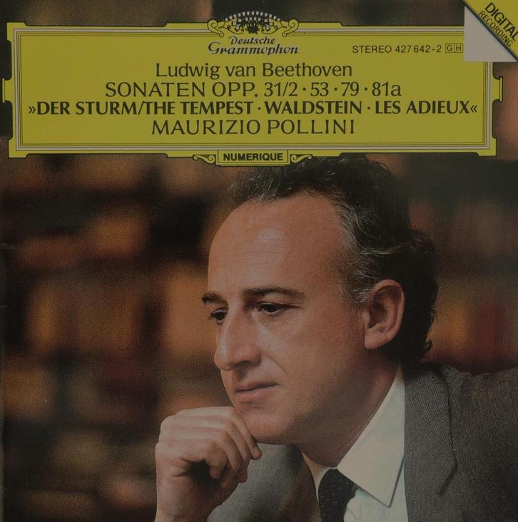 Beethoven / Pianosonates - Pollini - DG - 1989 - DDD, Cd's en Dvd's, Cd's | Klassiek, Zo goed als nieuw, Kamermuziek, Ophalen of Verzenden