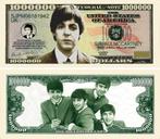 Beatles Paul McCartney bankbiljet van één miljoen dollar