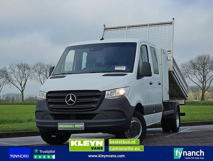Mercedes-Benz SPRINTER 514 DUB.CAB Kipper Kist!, Auto's, Bestelwagens en Lichte vracht, Bedrijf, ABS, Airconditioning, Centrale vergrendeling