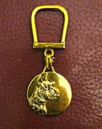 Vintage sleutelhanger Schnauzer., Antiek en Kunst, Ophalen of Verzenden
