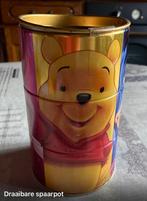 Winnie THE Pooh blikken spaarpot.(draaibaar), Verzamelen, Disney, Overige typen, Winnie de Poeh of vrienden, Gebruikt, Ophalen of Verzenden