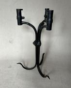 wo1 - trench art kandelaar - Oostenrijkse bajonetten, Verzamelen, Ophalen of Verzenden, Landmacht, Kunstobject