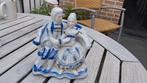 Porseleinen beeldje uit Delfts blauw, Antiek en Kunst, Antiek | Porselein, Ophalen of Verzenden