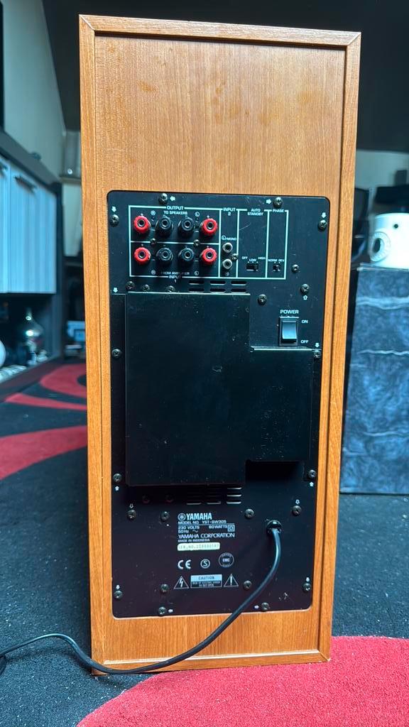Caisson de basses subwoofer yamaha, Audio, Tv en Foto, Luidsprekerboxen, Gebruikt, Subwoofer, Minder dan 60 watt, Overige merken