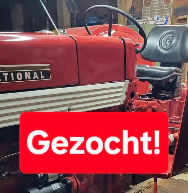Gezocht! Ihc International IH 553, 654 , 724 , 824 , 834, Zakelijke goederen, Landbouw | Tractoren, Ophalen