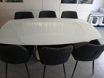 Glazen tafel, Huis en Inrichting, Ophalen, Glas