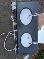 Lavabo met blauwe steen, Ophalen, Gebruikt, Steen, Douche