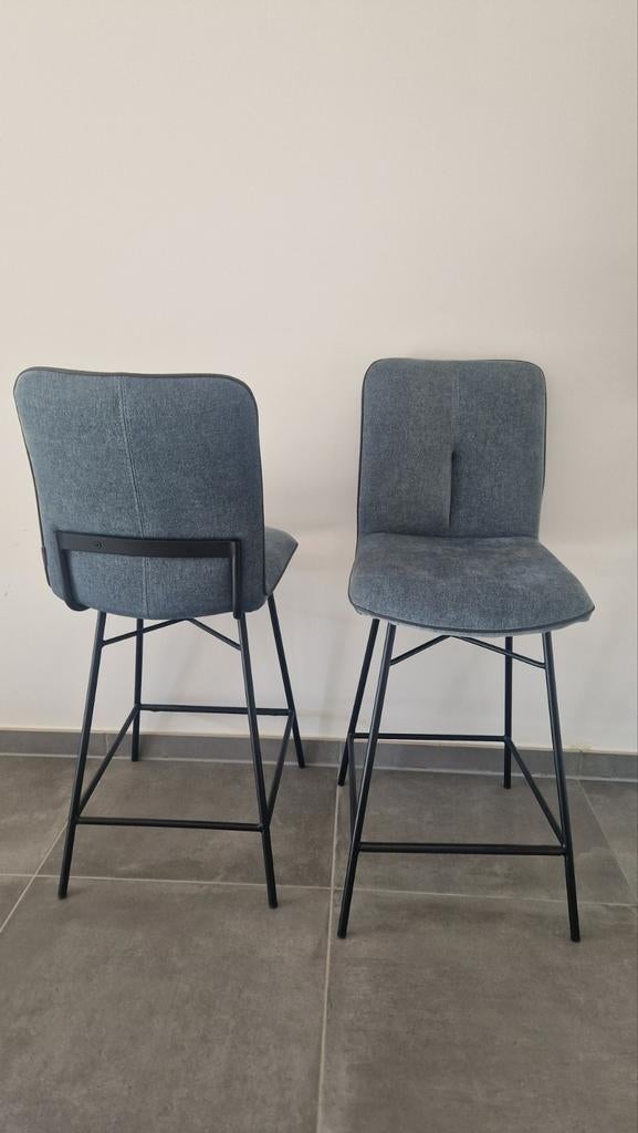 2 chaises de bar très confortables à peine utilisées, 2 tabourets, Enlèvement, Comme neuf