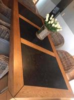 Tafel + 8 stoelen, Ophalen, Gebruikt