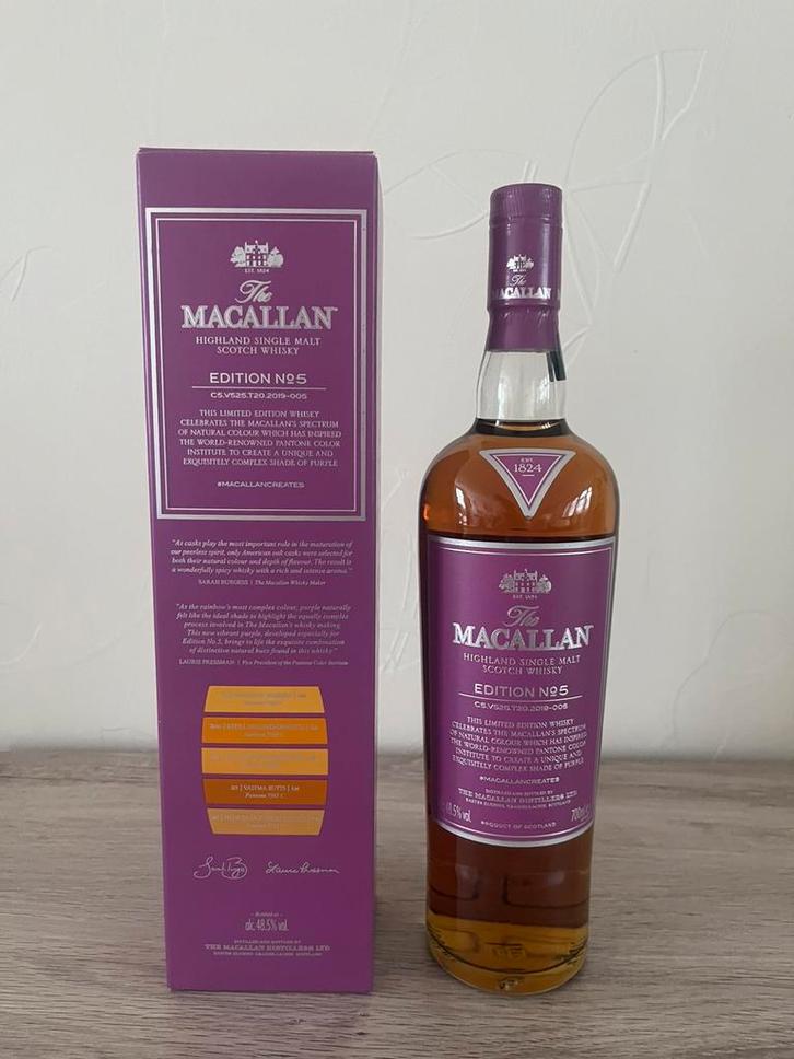Macallan Edition No.5, Verzamelen, Wijnen, Nieuw, Overige gebieden, Ophalen