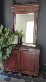 Kastje met Mechelse spiegel, Antiek en Kunst, Ophalen