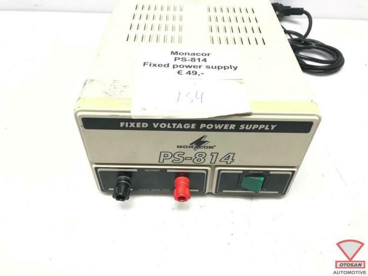 monacor ps 814 fixed voltage power supply, Info@fabrikant.eu, Fabrikant BV, Gebruikt, Fabrikantstraat 1
1000 AA  Amsterdam, NL