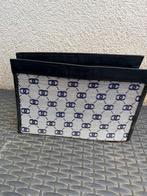Chanel pochette, Enlèvement ou Envoi, Comme neuf, Bleu, Femme