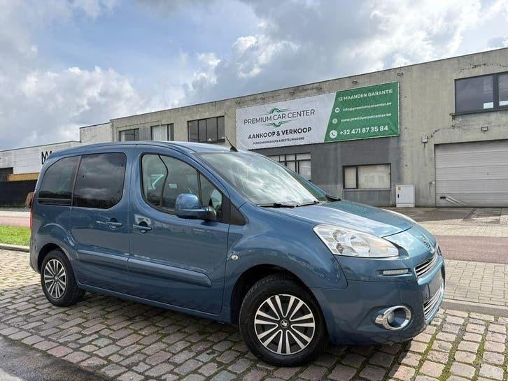 Peugeot Partner | 12 M Garantie | 129 Dkm | Benzine | 2013 |, Auto's, Voorwielaandrijving, Zwart, 4 cilinders, 72 kW