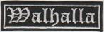 Walhalla stoffen opstrijk patch embleem, Verzenden, Nieuw