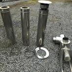 Buse inox double paroie avec isolation., Maison & Meubles, Cheminées, Enlèvement, Utilisé, Cheminée au bois