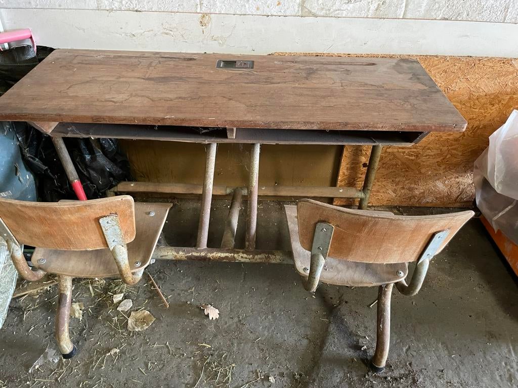 Schoolbank, Huis en Inrichting, Ophalen, Zo goed als nieuw