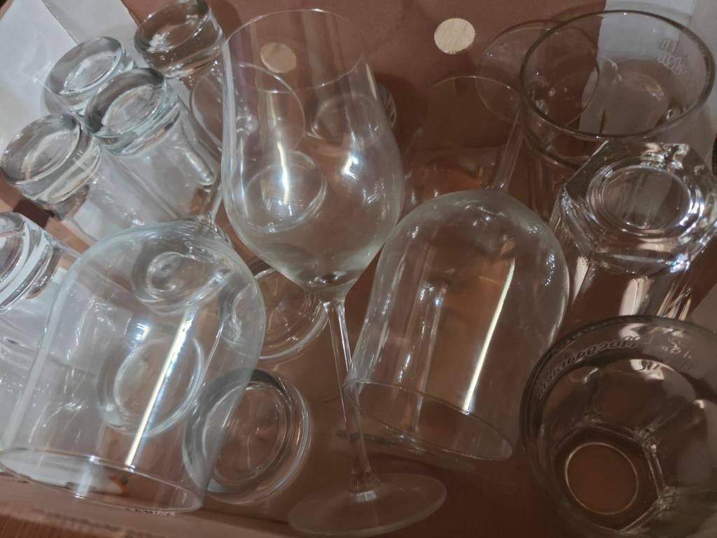 Mix box met Glazen, Enlèvement ou Envoi