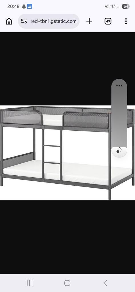 Stapelbed metaal perfecte staat, Huis en Inrichting, Slaapkamer | Stapelbedden en Hoogslapers, Ophalen, Stapelbed