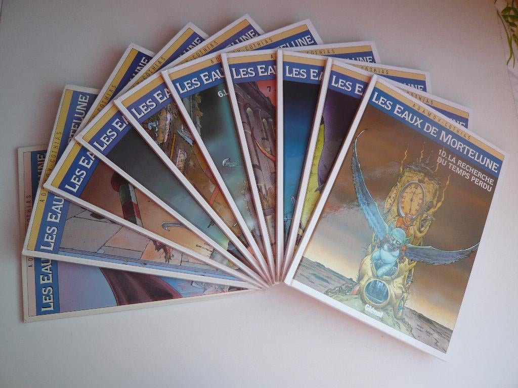 Bd LES EAUX DE MORTELUNE tomes 1 à 10 (EO ttbe) de COTHIAS, Livres, ADAMOV / COTHIAS, Enlèvement ou Envoi, Série complète ou Série