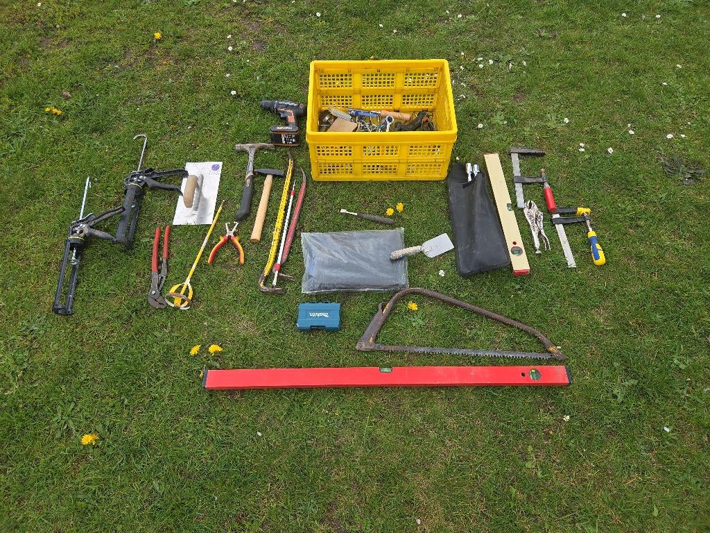 Lot gereedschap, Doe-het-zelf en Bouw, Gereedschap | Handgereedschap, Ophalen, Gebruikt