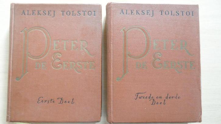 Peter De Eerste, Tolstoi (drie delen), Livres, Littérature, Utilisé, Reste du monde, Enlèvement ou Envoi