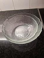 2 vintage glazen kommen, Ophalen, Kom(men)