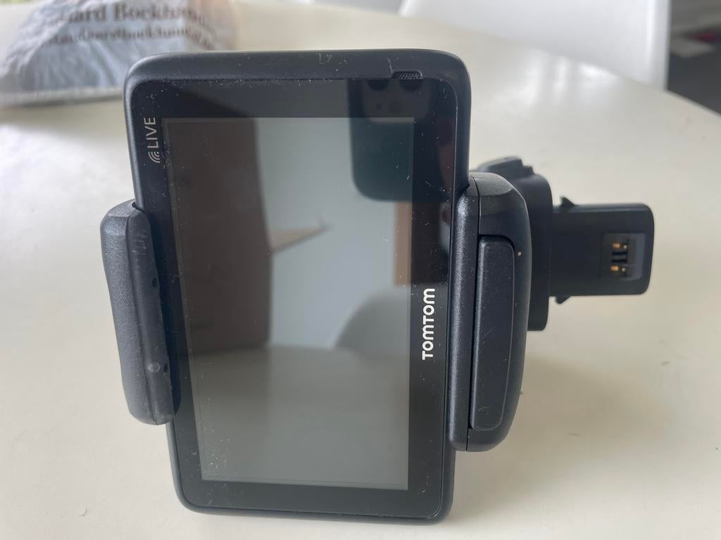 GPS en houder voor Fiat 500, Auto diversen, Autonavigatie, Ophalen, Zo goed als nieuw