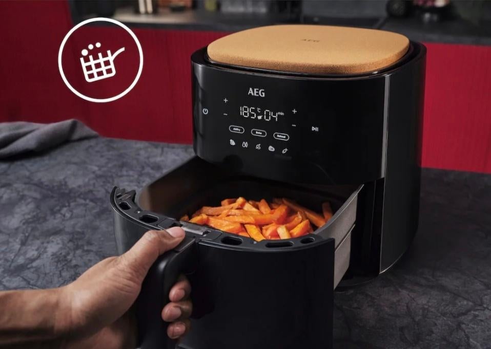 Nieuwe Airfryer AEG 7000 5L - gloednieuw, Ophalen, Nieuw, Airfryer XL, 1500 gram of meer
