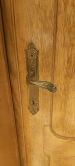 Belle porte ancienne de Liège - Chêne massif - Authe incluse, Enlèvement, Chêne