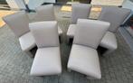 6 eetkamer stoelen, Huis en Inrichting, Stoelen, Ophalen, Overige kleuren, Leer, Zo goed als nieuw
