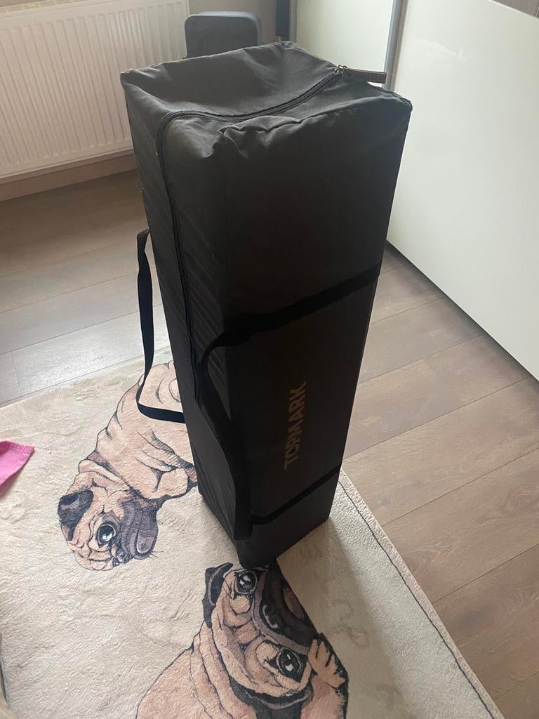 Op plooibaar park, Kinderen en Baby's, Babyparken, Ophalen, Zo goed als nieuw, Vierkant, In hoogte verstelbaar