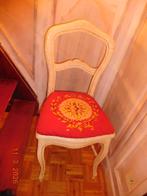 stoel, Enlèvement, Comme neuf, Blanc, Tissus