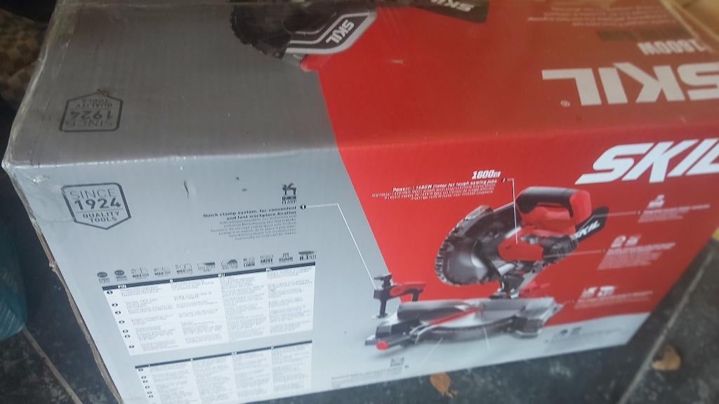 SKIL 216mm afkortzaag Nieuw nooit uitgepakt, Ophalen, Nieuw, Afkortzaag