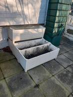 Jardinières bac à  PVC 4 disponible, Jardin & Terrasse, Bacs à fleurs & Jardinières, 30 à 60 cm, Enlèvement, Utilisé, 60 à 100 cm