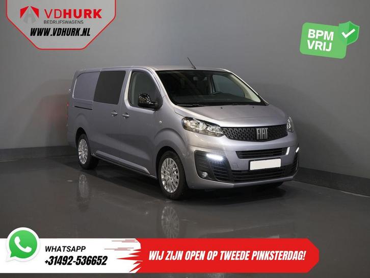 Peugeot Expert (Fiat Scudo) 2.0 MJ 145 pk DC Dubbel Cabine 6, Auto's, Bestelwagens en Lichte vracht, Bedrijf, ABS, Airconditioning