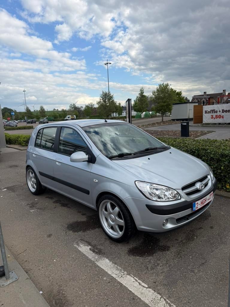 Hyundai getz automaat, Stof, Zwart, 4 cilinders, 5 zetels