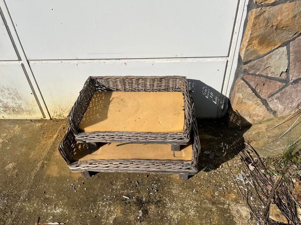 Gratis rieten hondenmanden, Dieren en Toebehoren, Ophalen, Gebruikt